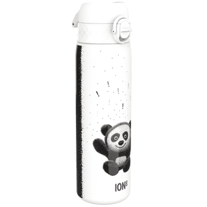 Botella de acero inoxidable a prueba de fugas 600 ml Panda / blanco