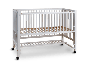 XXL Beistell- und Kinderbett Hajo 60 x 120 cm weiß