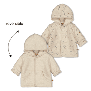 Chaqueta reversible My Happy Place Sand Melange