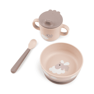 first clouds ™ servies maaltijd Happy Pink