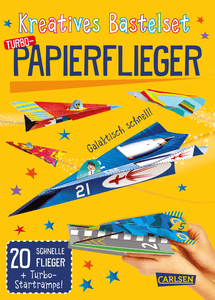 Kreatives Bastelset: Turbo-Papierflieger