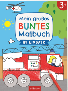 arsEdition Mein großes buntes Malbuch - Im Einsatz