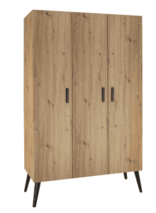 Armoire enfant 3 portes Morris Oak Artisan Oak bois