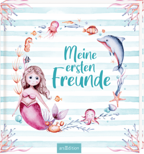 arsEdition Meine ersten Freunde - Meerjungfrauen (Aquarell-Optik)