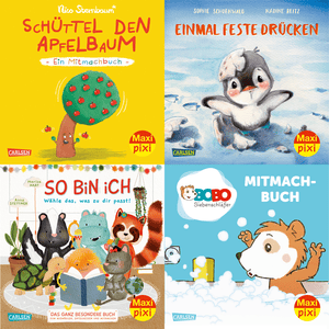 Maxi-Pixi-4er-Set 110: Bilderbücher zum Mitmachen (4x1 Exemplar)