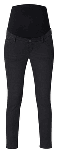 Skinny graviditetsjeans Avi Black Denim