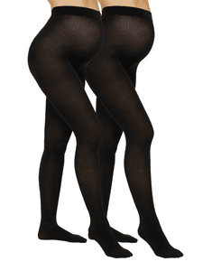Rajstopy ciążowe MLJENNIE 2-pack Black