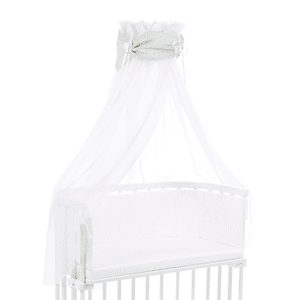 Himmel Organic Cotton Royal mit Schleife passend für alle Modelle mint Glitzerpunkte gold