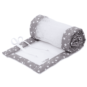 Nestchen Mesh-Piqué passend für Modell Boxspring XXL taupe Sterne weiß