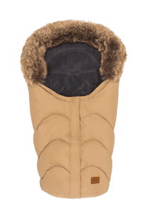 Winterfußsack Lhotse für Babyschalen Cappuccino