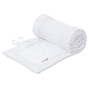 Nestchen Mesh passend für Modell Boxspring XXL weiß Glitzersterne silber