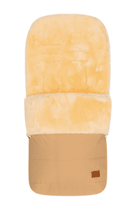 Winterfußsack Bernina Lammfell cappuccino