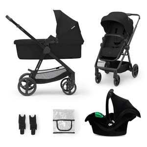 Poussette trio combinée 3en1 Newly Mink Pro Classic Black