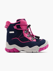 Elefanten Stiefel Power Pom denim/fuxia (weit)