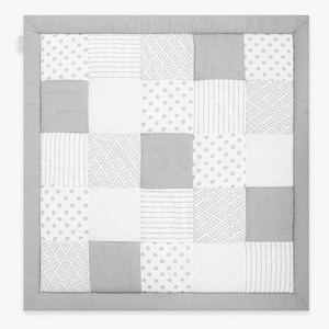 deka na plazení emma & noah | Patchwork Essential Grey 140x140 cm