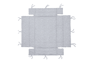 Laufstalleinlage Flexi Jersey grau
