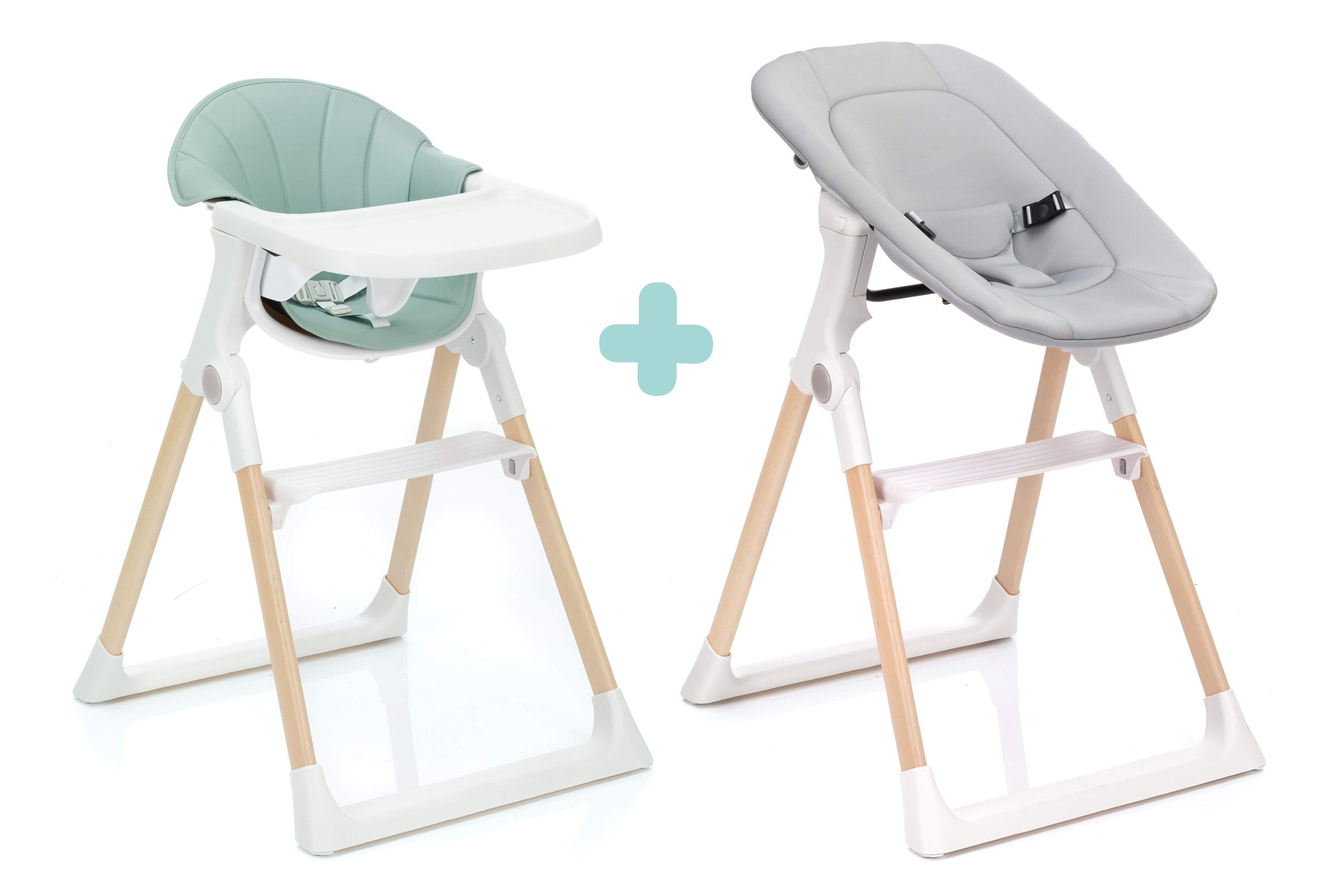 Chaise haute enfant Noah sauge