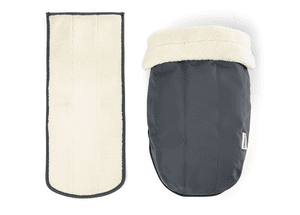 Winterset voor babyzitje Graphite blue
