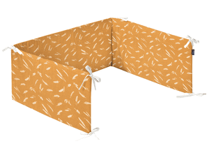 Tour de lit bébé Standard Earth orange 180 cm