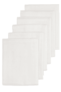 Dětské pleny Uni Gauze 6 Pack White
