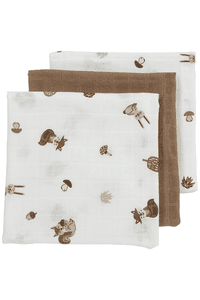 Langes bébé Forest Animals Toffee 70x70 cm lot de 3