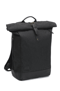 Zaino fasciatoio Rolltop Berlin nero