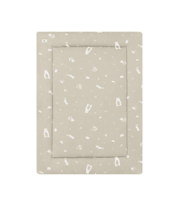 Krabbeldecke legelig 80 x 100 cm taupe