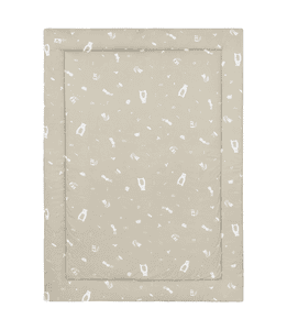 Krabbeldecke legelig 100 x 135 cm taupe