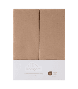 Pack de 2 sábanas ajustables laylig 70 x 140 cm taupe