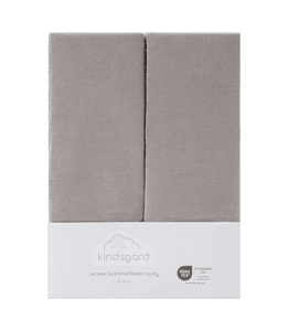 Pack de 2 sábanas ajustables laylig 60 x 120 cm gris