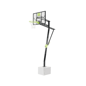 EXIT Galaxy Basket bollkorg för golvmontering - grön/svart