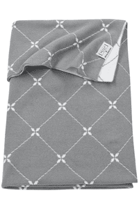 X Mrs Keizer Coperta di coccole Louis grigio 75 x 100 cm