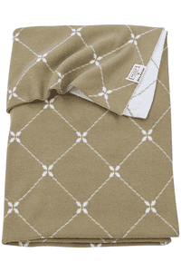 X Mrs Keizer Snuttefilt Louis taupe 75 x 100 cm