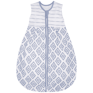 emma & noah Schlafsack Rauten Blau