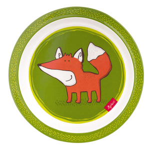 Plate Fox Forest Fox