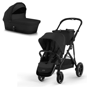 Gazelle S pram Black Moon Black