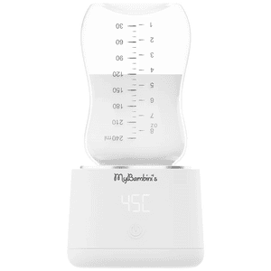 MyBambini's Pro™ draagbare flessenwarmer in wit