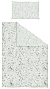 Biancheria da letto reversibile The Four mint 100 x 135 cm