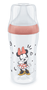 Babyflasche Perfect Match Minnie Mouse mit Temperature Control 260ml ab 3 Monate in rot