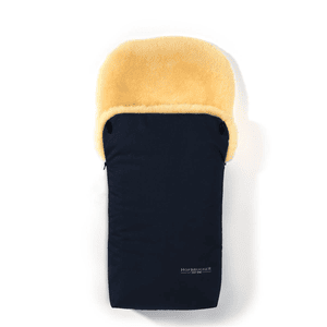 Kinderwagen Lammfell Fußsack Putzi Navy Blue