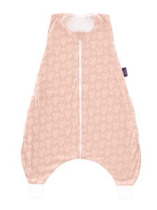 Schlafsack mit Füßen Kuschelhase beige