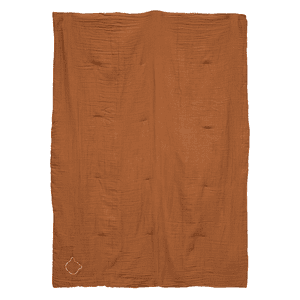 atmosphera Edredon enfant Lili gaze de coton marron 100x140 cm