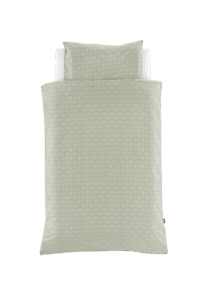 Jerseybettwäsche Kuschelhase grün 100 x 135 cm