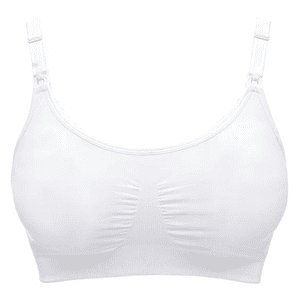 3-in-1 Still- und Abpump-BH weiss