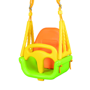 beluga Balançoire enfant Swingolino 3en1 vert/jaune