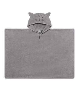 Poncho de baño torkapse gris