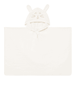 Poncho de bain enfant torkapse blanc