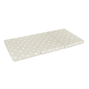 Madras til rejseseng foldes sammen beige
