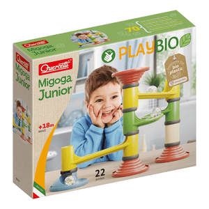 PlayBio Migoga Junior Juego de canicas de bioplástico (22 piezas)