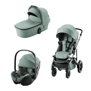 3 in 1 kinderwagen Smile 5Z Baby autostoel 5Z2 Jade Green